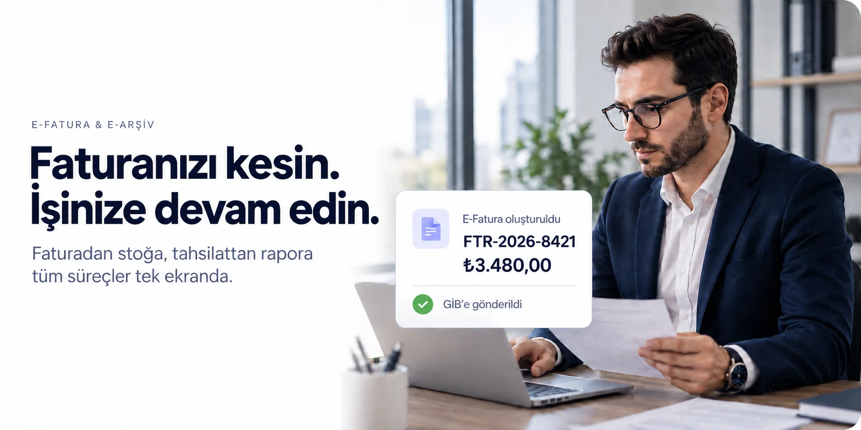 JetPos e-Fatura ve e-Arşiv yönetimi