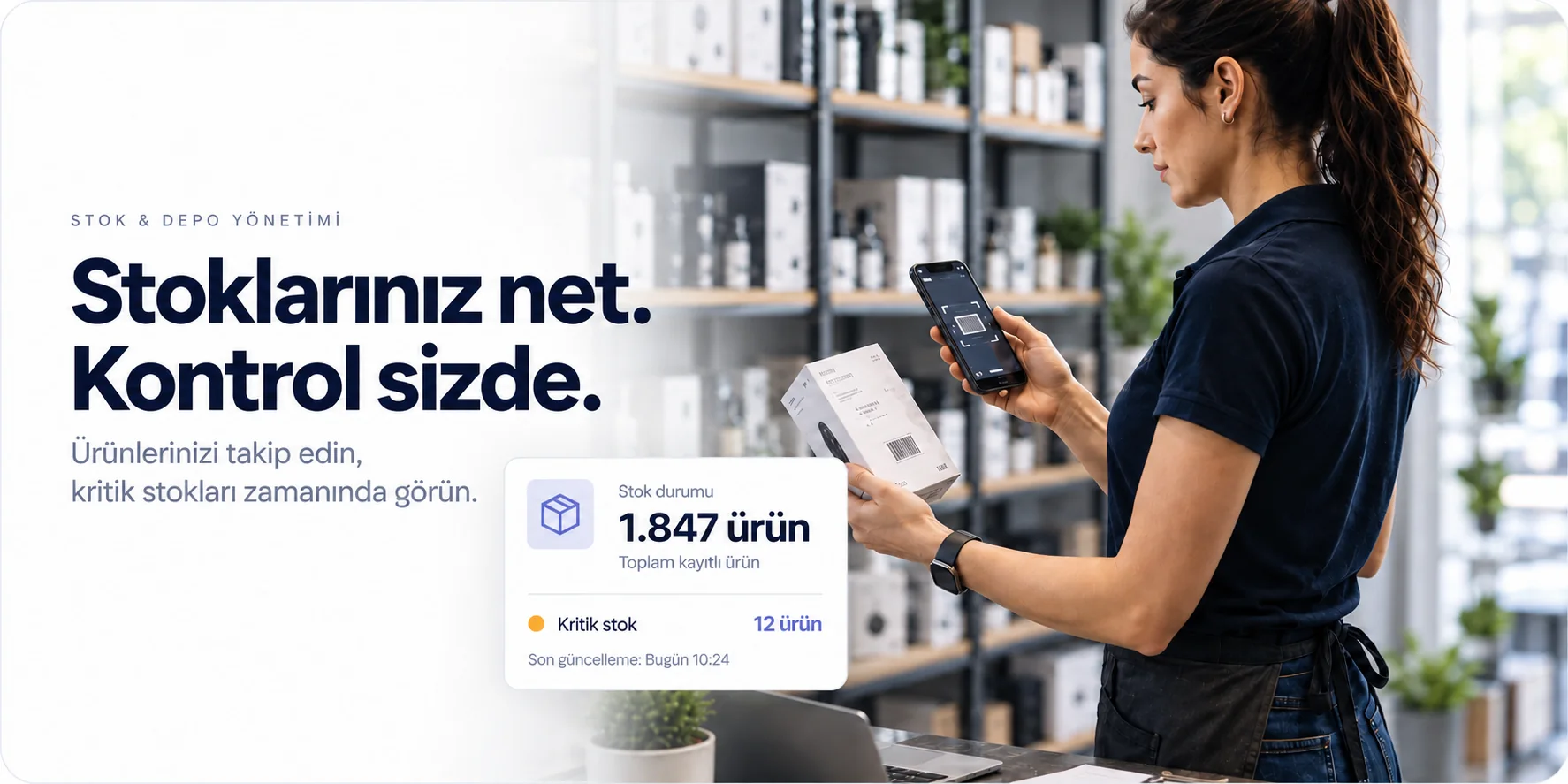JetPos stok ve depo yönetimi